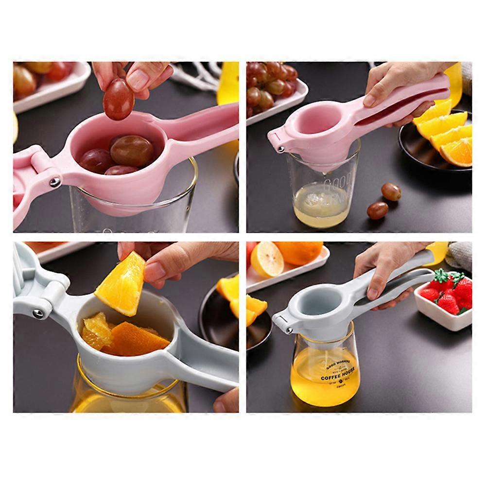 Kitchen Squeezer Fruit Hand Squeezer for Making Juice 1Pcs Pink Citrus