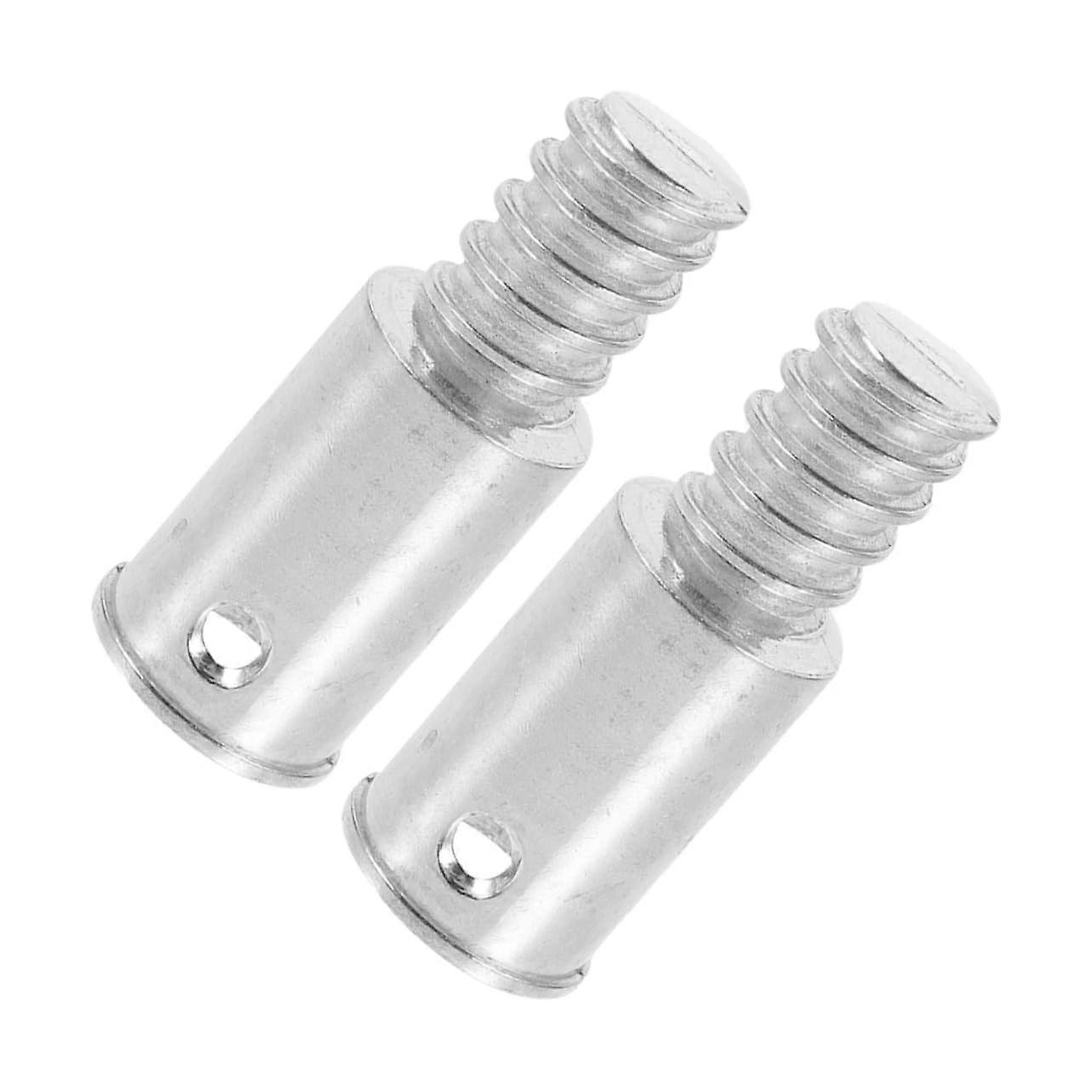 2 Pack Threaded Broom Handle Adapter Set, Universal Mop Connector with Quick Tool Installation