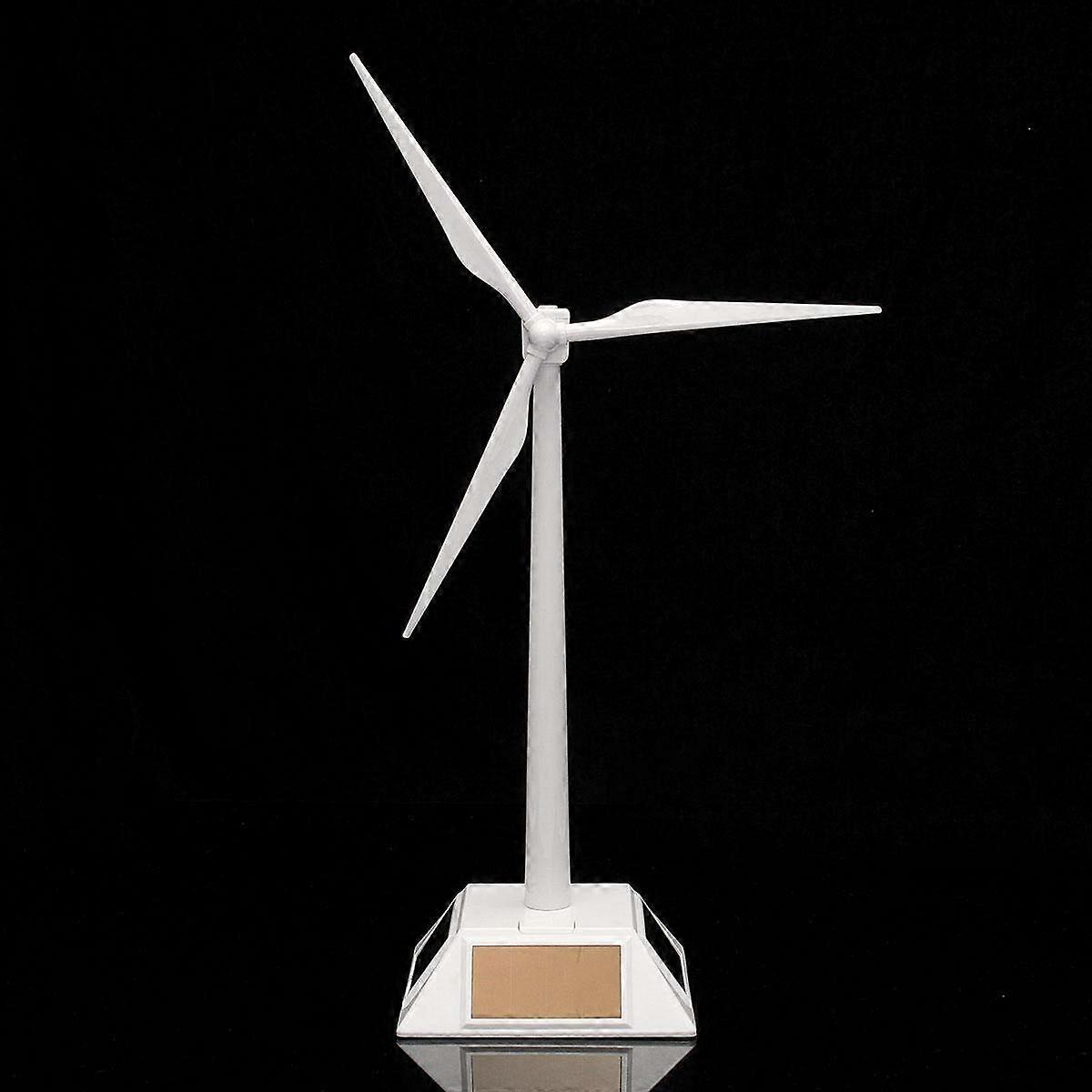 Solar Powered Windmill with Tray Holder, LightActivated Rotation Desktop Teaching Tool