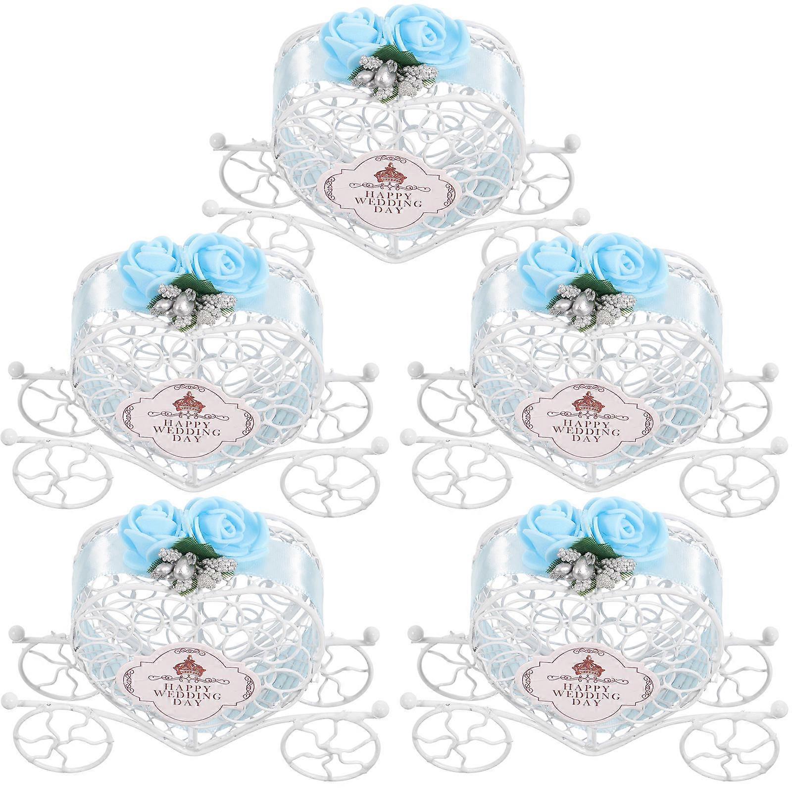 Wedding Candy Boxes Blue Creative Candy Box for Wedding 20Pcs Gift