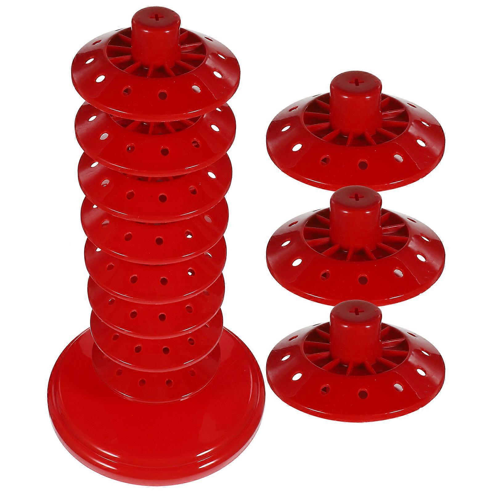 Lollipop Holder Multi-Tier Lollipop Stand Adjustable Display Rack Red