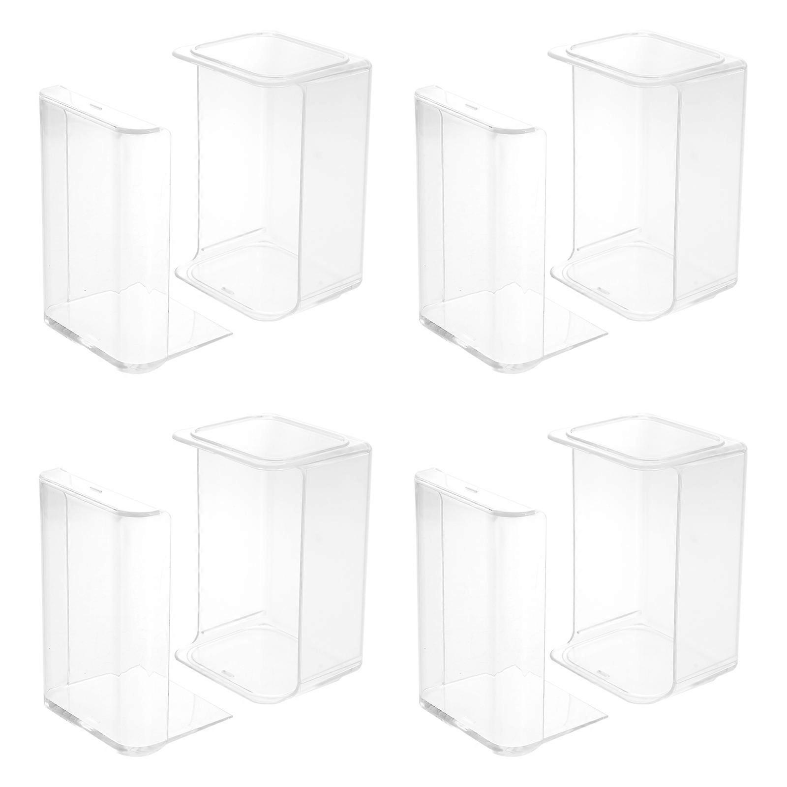 Transparent Display Box for 18Pcs Hand-Made Models with Storage Function