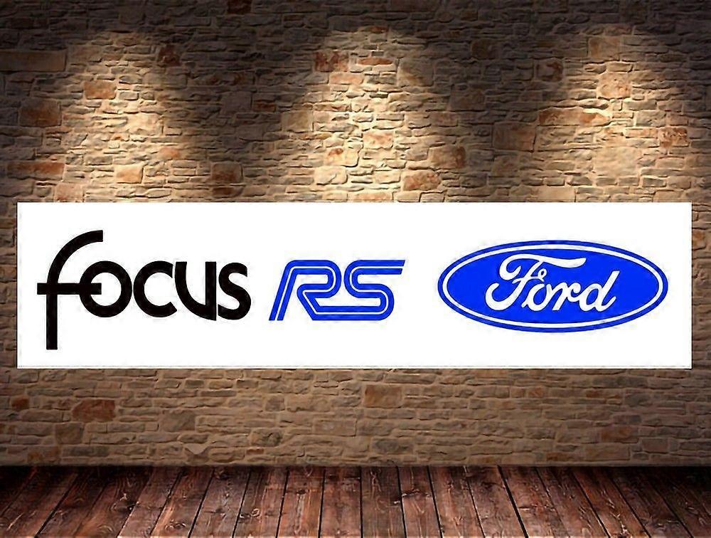 Ford Focus RS bleu bage Banner FB1473