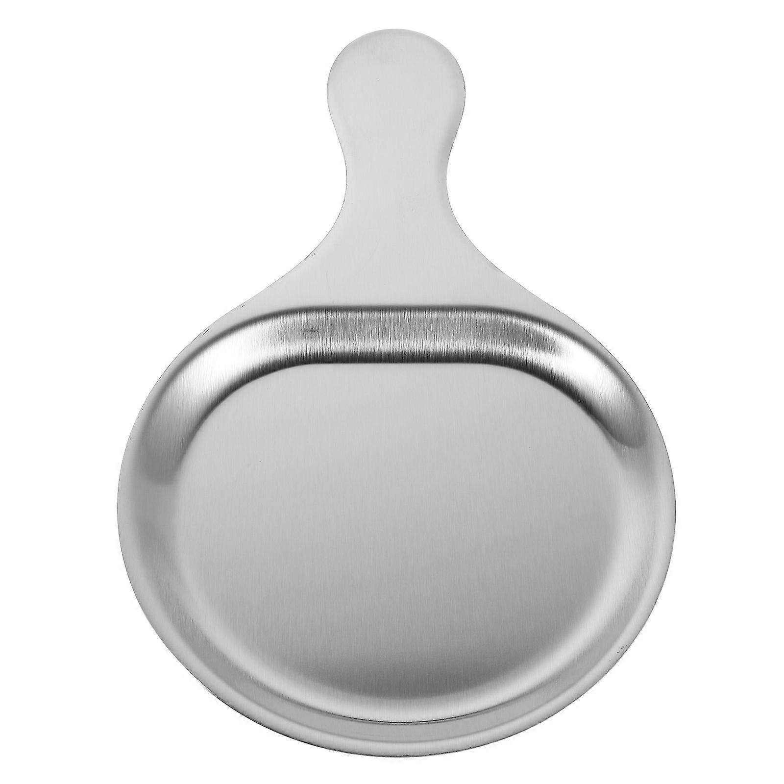 Dinner Plates Stainless Steel Serving Tray Flat Bottom Rectangular for Grilling Baking Even Heating Large Capacity 1Pcs