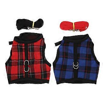 Adorable Rabbit Vest Harness with Traction Strap 4Sets for Rabbits