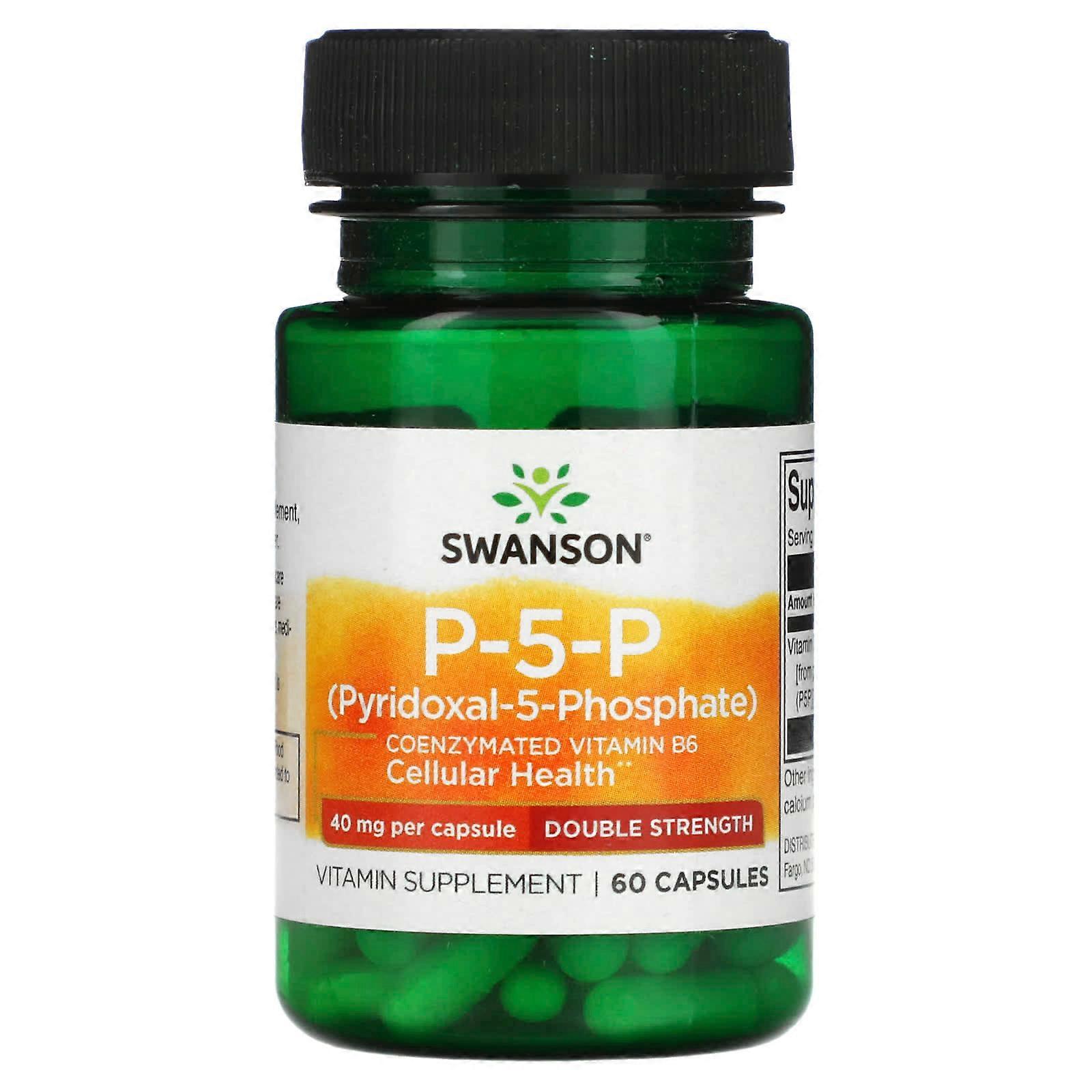 Swanson, P-5-P, 40 mg, 60 Capsules