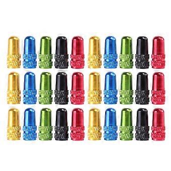 Aluminum Alloy Cap Bike Tire Caps for Dust Covers 90Pcs