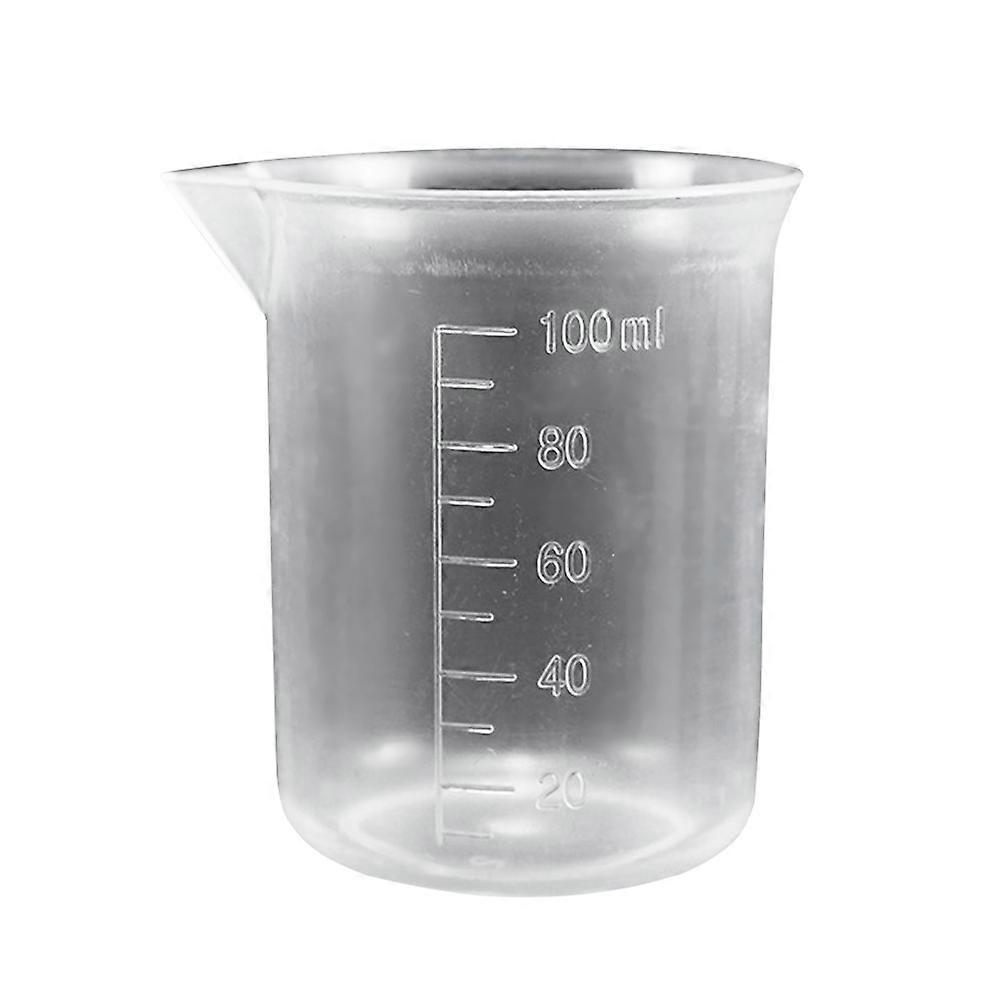 Graduated Beaker for Lab 100Ml PP Plastic Cup for Storage Use