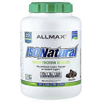 ALLMAX, ISONatural™, Whey Protein Isolate, Chocolate, 5 lbs (2.27 kg)