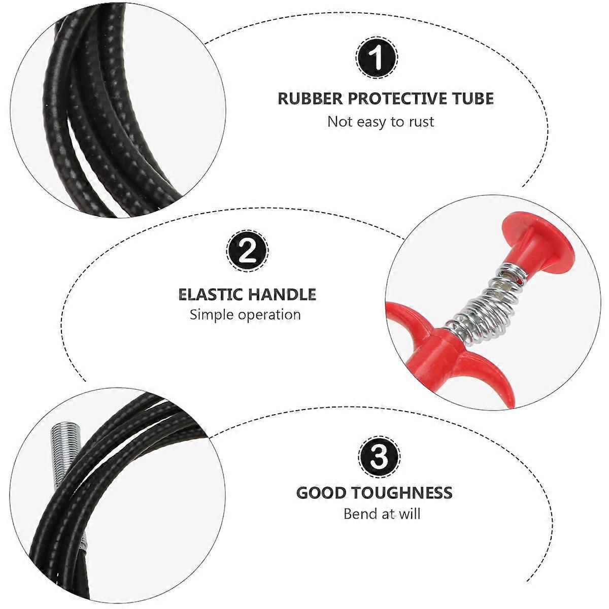 Drain Remover Cleaning Tool Multifunctional Drain Bendable Pipe Dredging Tool