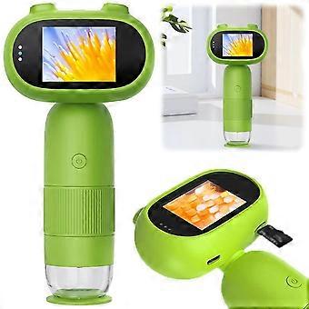 1000x Kids Digital Microscope - 200MP, 2" IPS Screen, Adjustable LED, Capture Images & Videos, Perfect for Young Scientists!