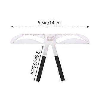 Professional Eyebrow Stencil Ruler Reusable Three-point Balance Positioning Kit