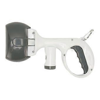 Pet Poop Scooper Portable Lightweight Pet Dog Poop Jaw Scoop with Waste Bag for Lawn Yard Outdoor Indoor