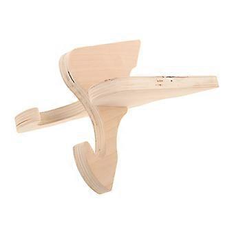 Wood Skateboard Display Rack for Displaying 4Pcs Snowboards and Skateboards
