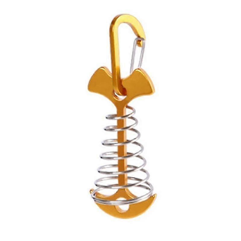 Fishbone Deck Anchors Peg With Spring Buckle Deck Plank Board Tent Stakes