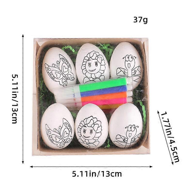 DIY Easter Hand-Painted Eggs (White Egg and Bunny Design)