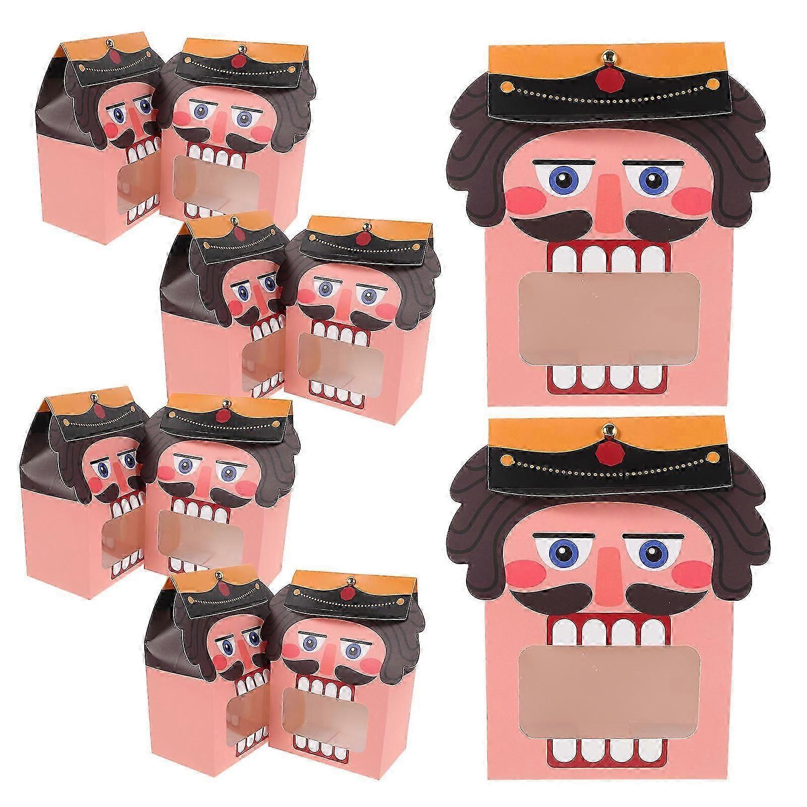 Holiday Cookie Boxes Paper Cookie Boxes for Party Packaging 10Pcs