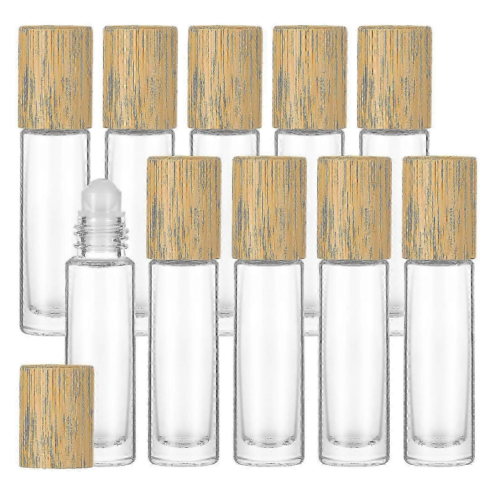 10pcs Portable Refillable Rollerball Bottles 10ml