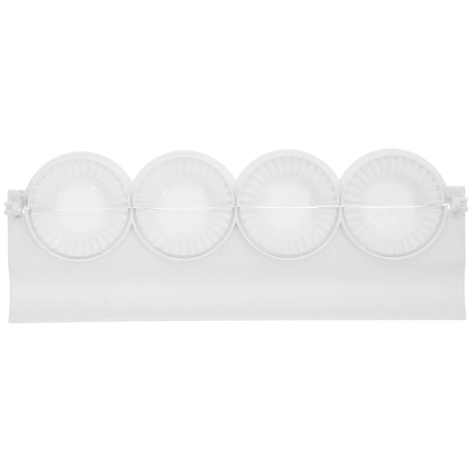 Dumpling Maker Molds Dumpling Press Convenience Versatile Kitchen Utensils White 1Set