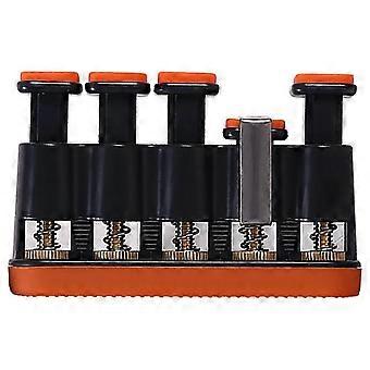 Fortalecedor de dedos para guitarristas y músicos, entrenador de agarre de mano ajustable para una mayor destreza de los dedos.