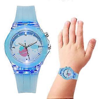 Mädchen Uhr Student Flash Uhren Jungen Leuchtende Uhr Silikon Band Uhr Uhren für Mädchen