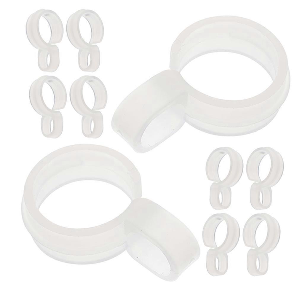 20pcs Clothes Hanger Windproof Hooks Useful Plastic Windproof Hook for Home