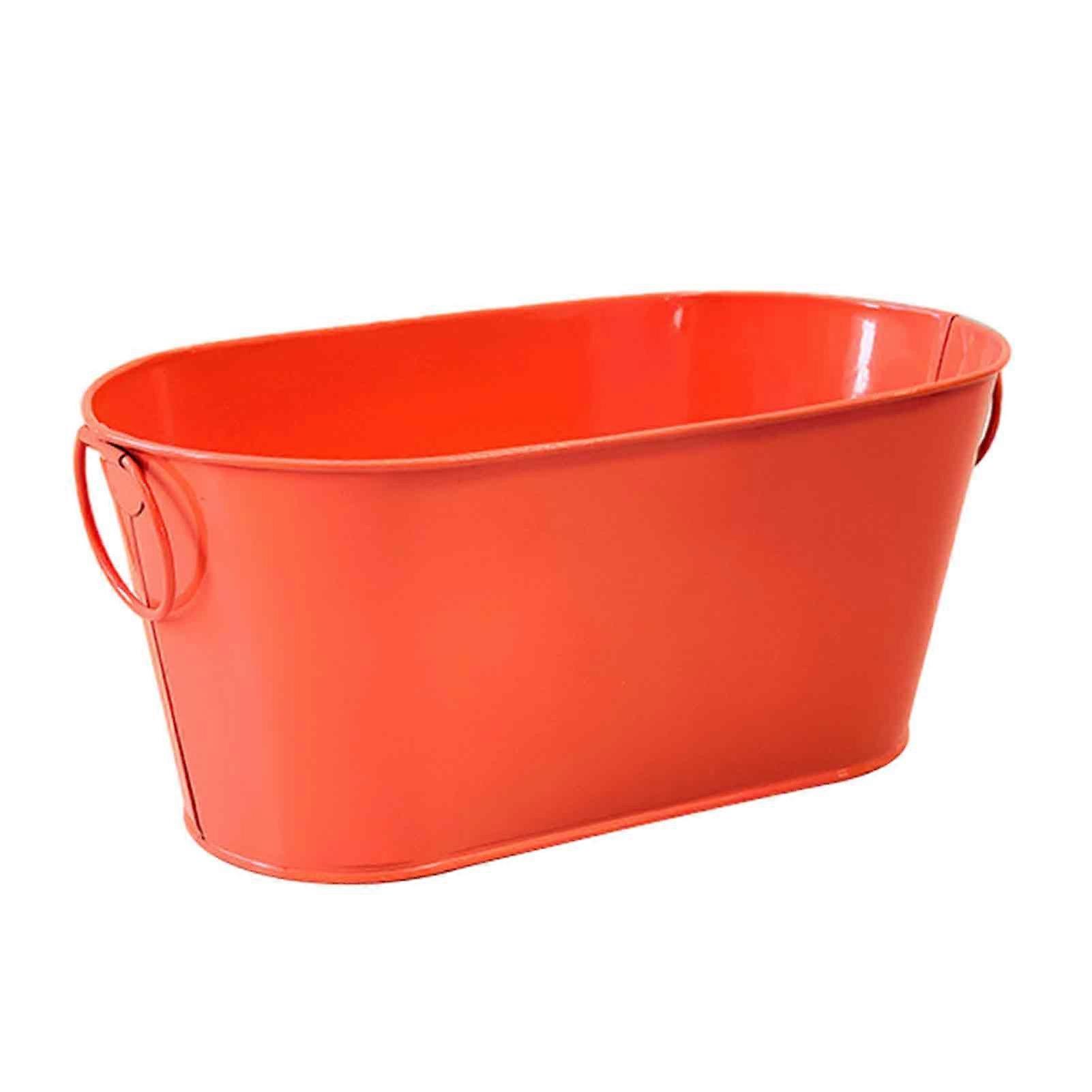 Ice & Storage Bucket - Durable Iron with Rustproof Coat - for Camping