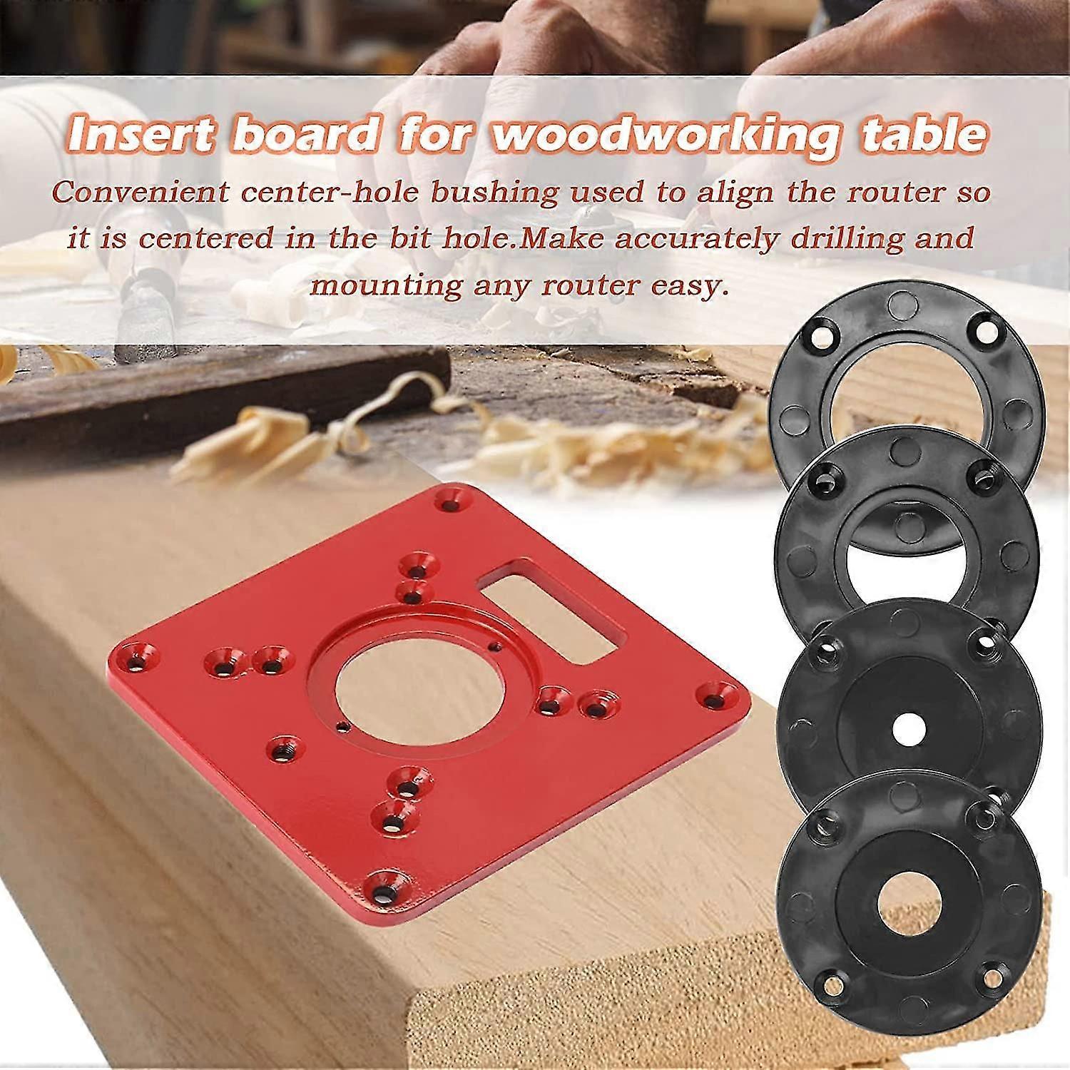 Multifunctional Router Table Insert Plate Woodworking Trimmer Models Engraving Machine