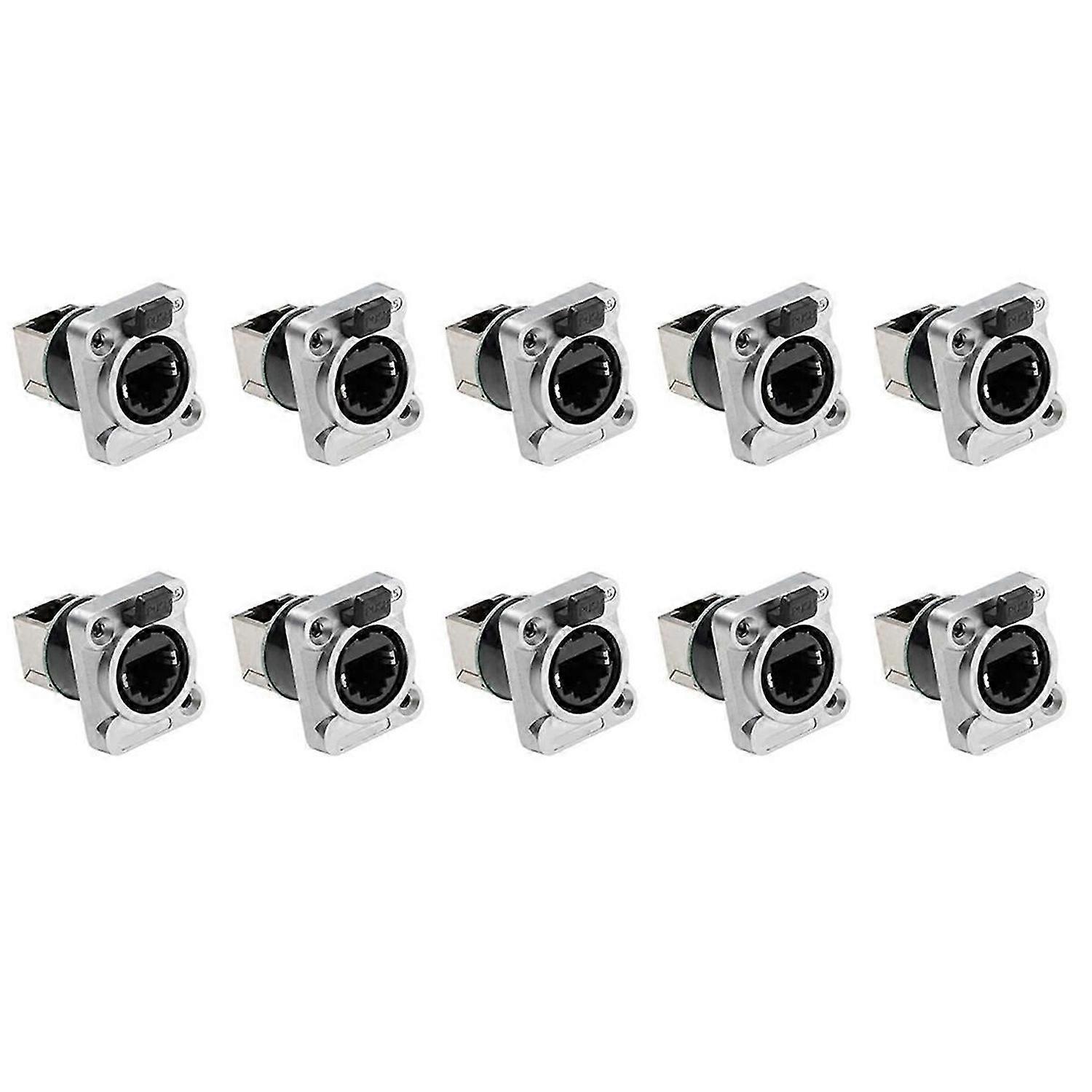 Ethernet Rj45 Chassis Socket NE8FDP Ethernet Pass Through Connector E