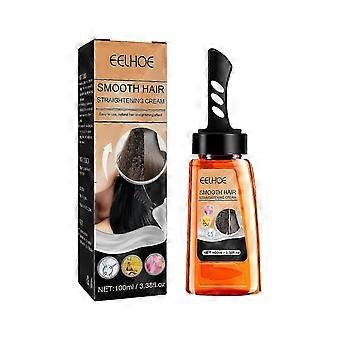 Eelhoe Protein Hair Straightening Cream - Heat-Free Smoothing, Frizz Control & Damage Repair for Daily Care