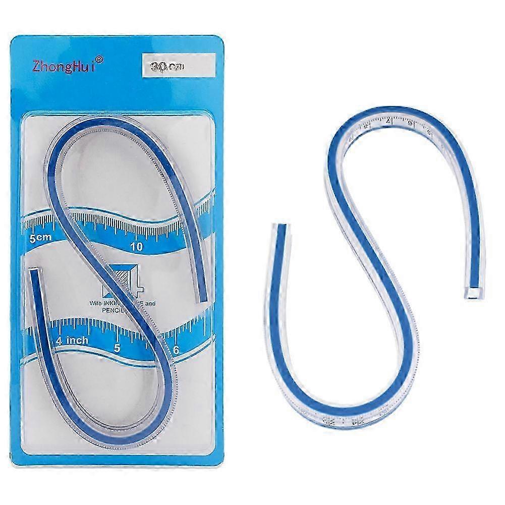Flexible Curve Ruler 50cm - Drafting Tool, Sewing Pattern Maker, Plastic