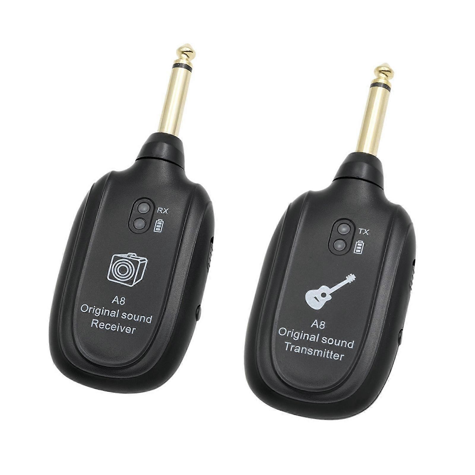 Wireless Guitar System Stable Guitar Wireless System Compact for Stage, Practice