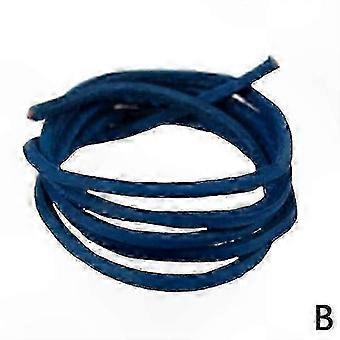 Schoenveters van rundleer, 120 cm, vervangende veters geschikt voor diverse schoenen (2 kleuropties)