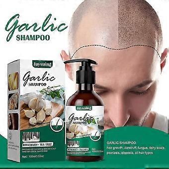Jaysuing Garlic Shampoo, Anti-itching Hair, Anti-dandruff Shampoo, Anti-hair Loss And Nourishing Hair Shampoo & Conditioner 1pcs |