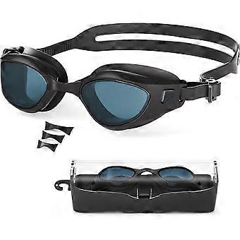 Schwimmbrille für Erwachsene, beschlagfreie Schwimmbrille für Männer, Frauen und Jugendliche, auslaufsichere HD-Linse mit UV-Schutz