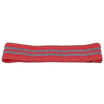 Resistance Hip Glute Band for Leg Thigh Training Polyester Fabric Exercise Fitness Red S Size