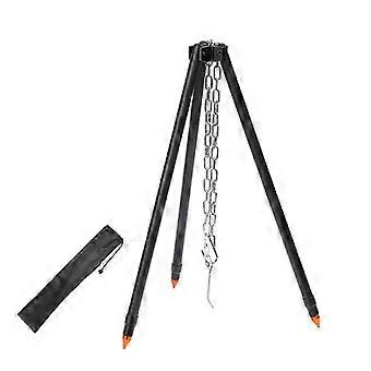 Durable Aluminum-Steel Campfire Tripod Grill