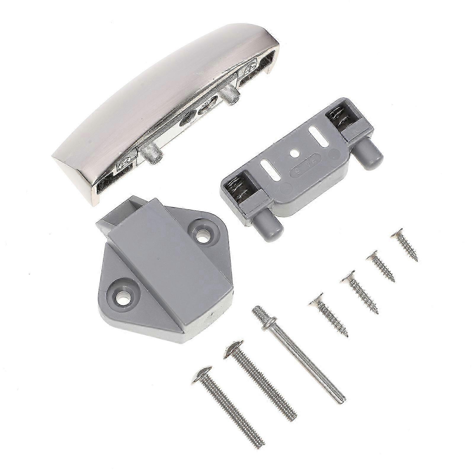 Push Button Locks for Camper Van Cabinet Door Catch Lock 1Pcs