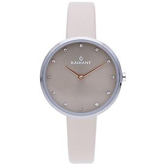 Radiant Angelina Quartz Analog Woman Watch with RA491602 Cowskin Bracelet