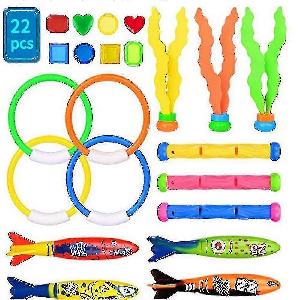 22-Piece Underwater Dive Toy Set
