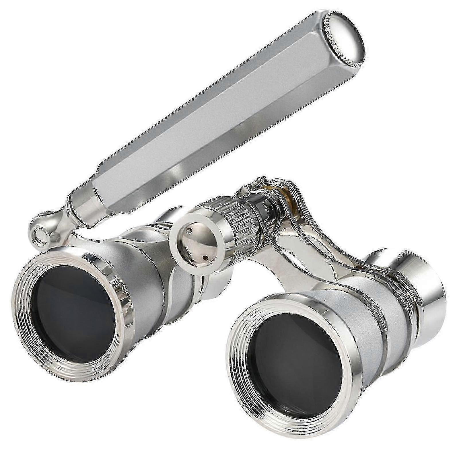 3x Compact Retractable Opera Binoculars