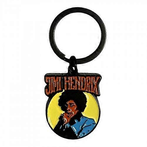 Jimi Hendrix Vintage Circle Keyring