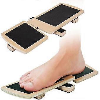 Ankle Balance Board Wood, Balance Trainer Board, Wobble Board Physical Therapy, Wooden Ankle Stability Trainer, Proprioception Training Tool1