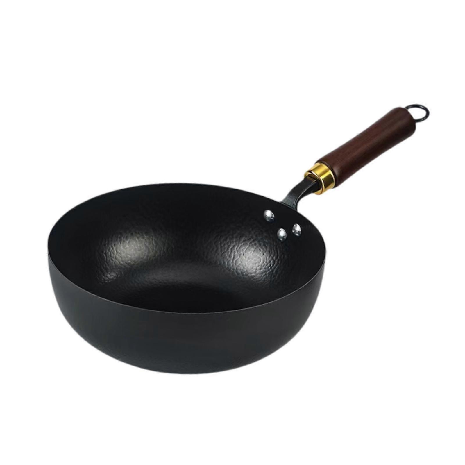 Smooth Surface Cast Iron Wok Pan