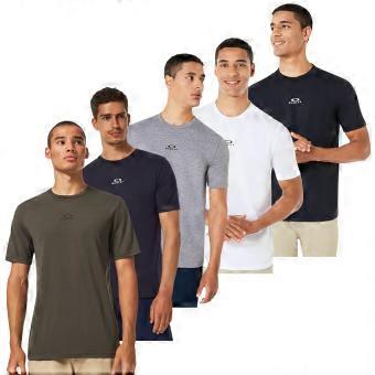 Oakley Herren Bark Neues Kurzarm Ohydrolix Quick Dry T-Shirt