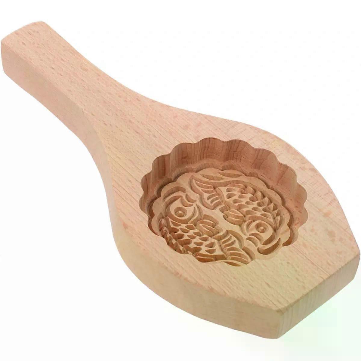 Chinese Cake Mold Fish Pattern for Mooncake Baking