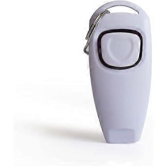 Dog Training Clicker, Dog Whistle Clicker 2 In 1 Training Clicker Tools White.B2