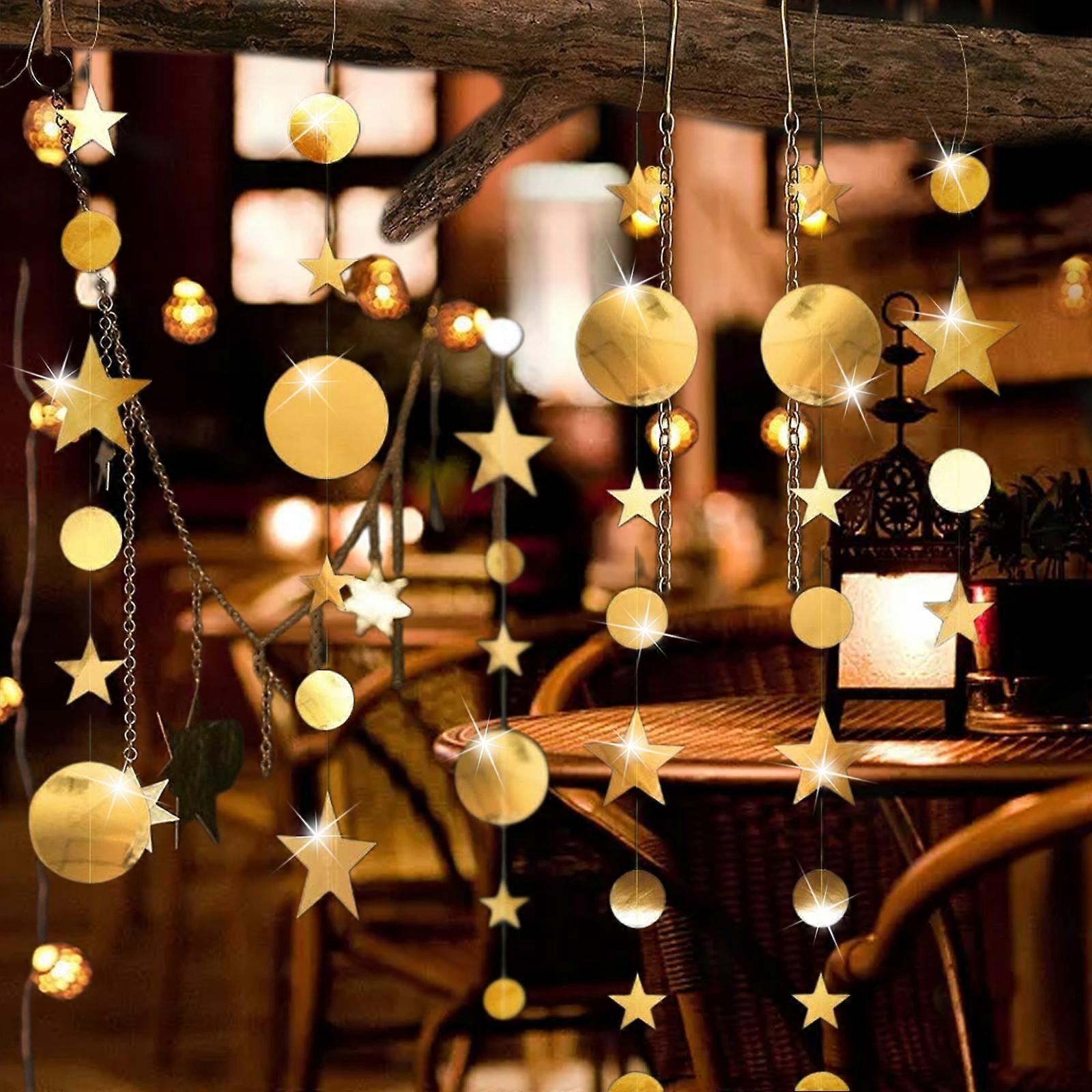 Glamorous Metallic Twinkling Star Backdrop
