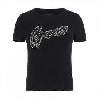 Guess Womens/Ladies Rhinestone T-Shirt