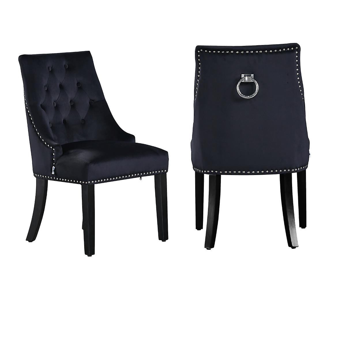 Winchester Lux Velvet Dining Chair - Dressing Chairs Set Of 2